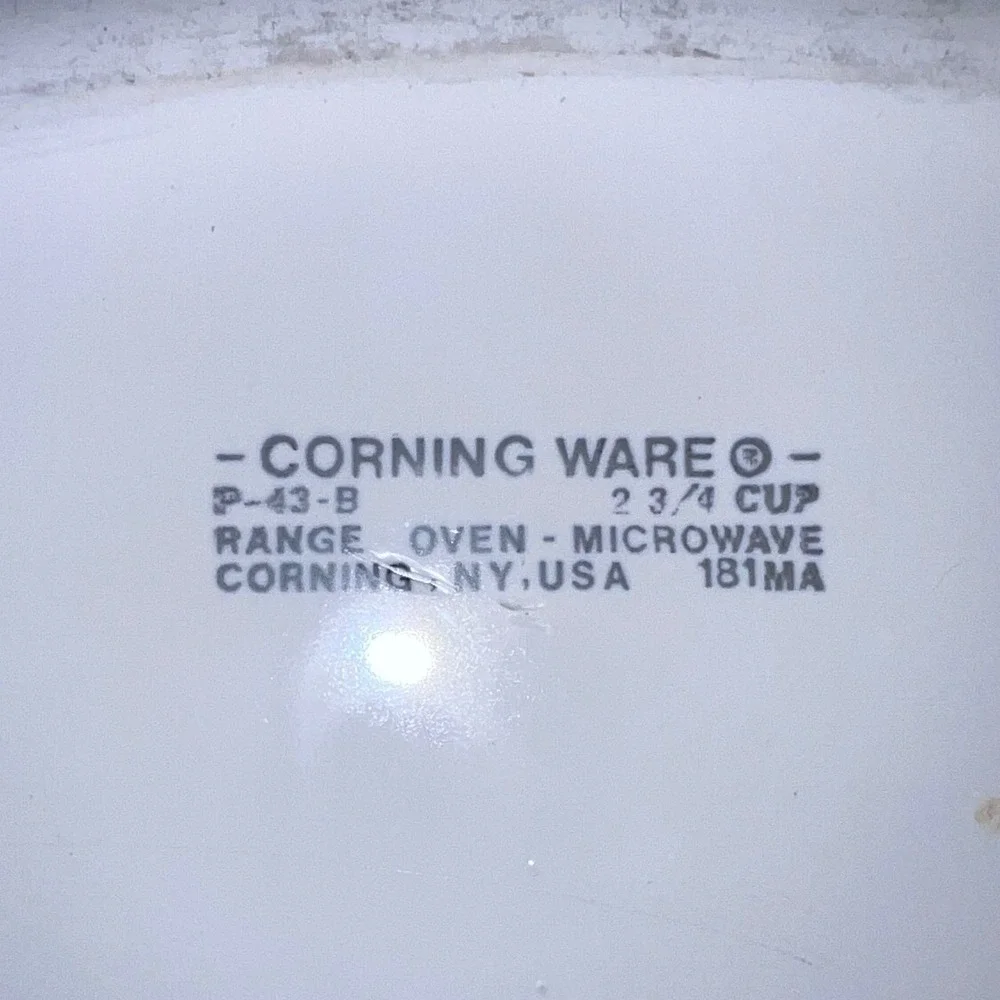 Corningware vintage corning